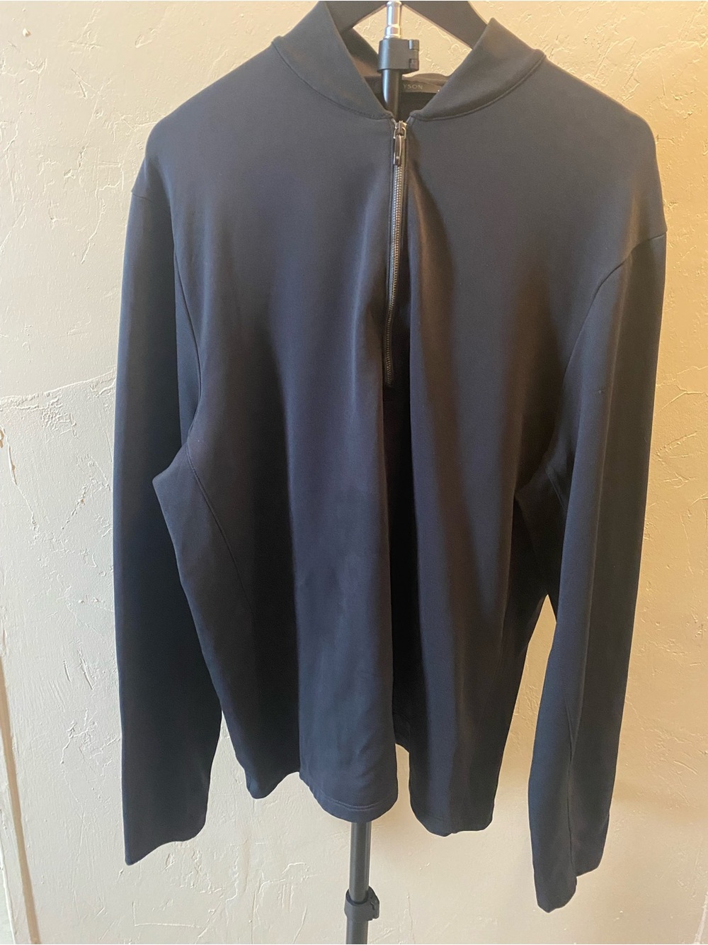 Greyson Men's Zip-Up Sweater Jacket - Black